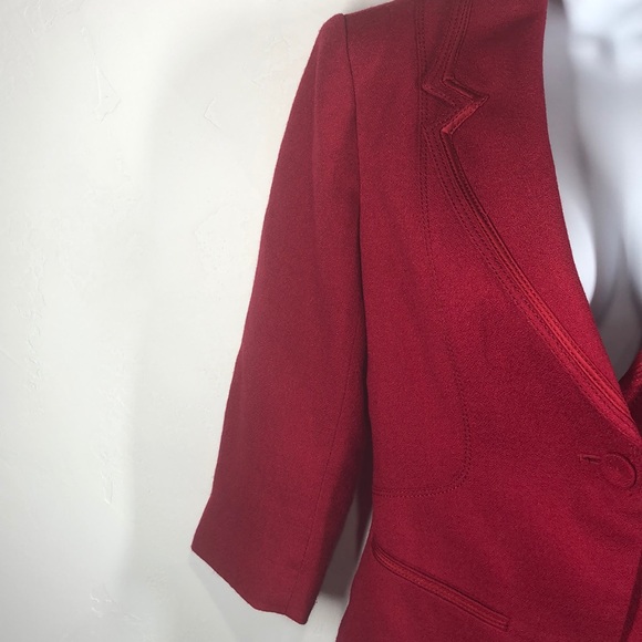 White House Black Market red blazer size 4 - Picture 4 of 10